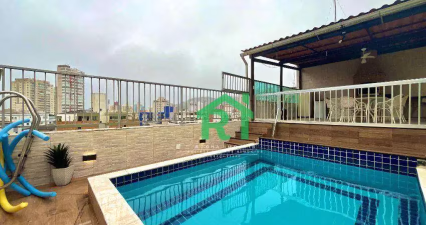 Cobertura á venda na Praia do Tombo | Rocha Imóveis Guarujá