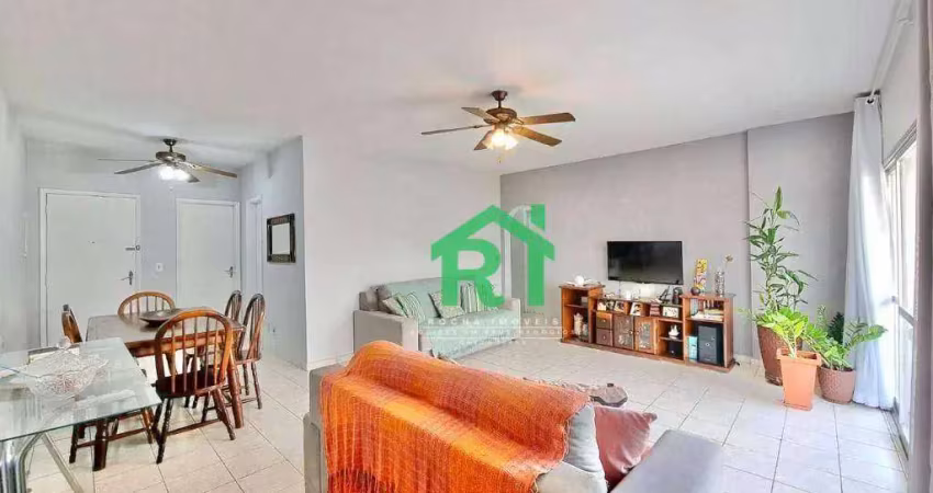 Apartamento com 2 dormitórios à venda, 89 m² por r$ 400.000,00 - jardim astúrias - guarujá/sp