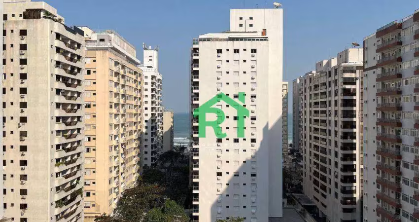 Apartamento com 2 dormitórios à venda, 102 m² por r$ 460.000,00 - pitangueiras - guarujá/sp