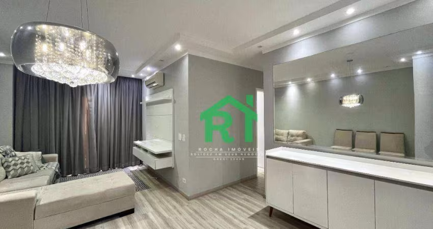 Apartamento Reformado, 3 Dormitórios (1 Suíte), 1 Vaga, Jardim Astúrias, Guarujá/SP