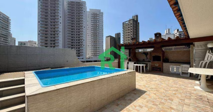 Cobertura com 2 dormitórios à venda, 160 m² por R$ 1.100.000,00 - Jardim Astúrias - Guarujá/SP