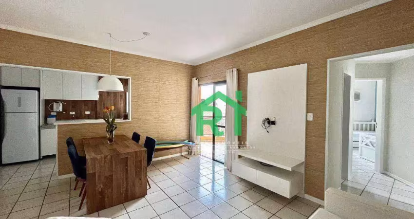 Apartamento com 3 dormitórios à venda, 80 m² por r$ 450.000,00 - enseada - guarujá/sp