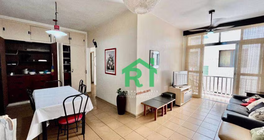 Apartamento com 3 dormitórios à venda, 75 m² por R$ 280.000 - Enseada - Guarujá/SP