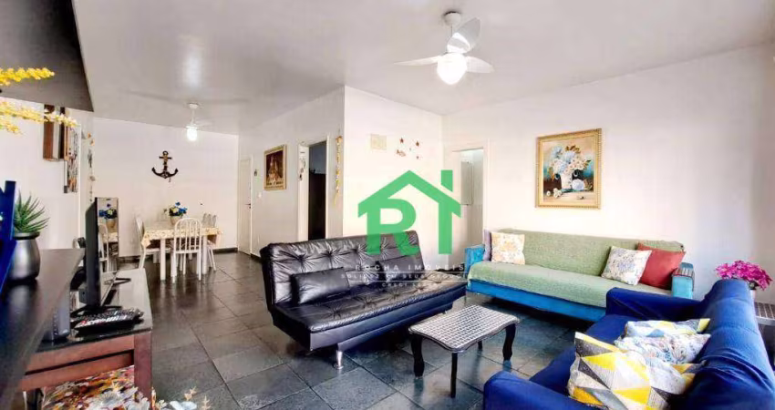 Apartamento com 3 dormitórios à venda, 105 m² por R$ 340.000,00 - Enseada - Guarujá/SP