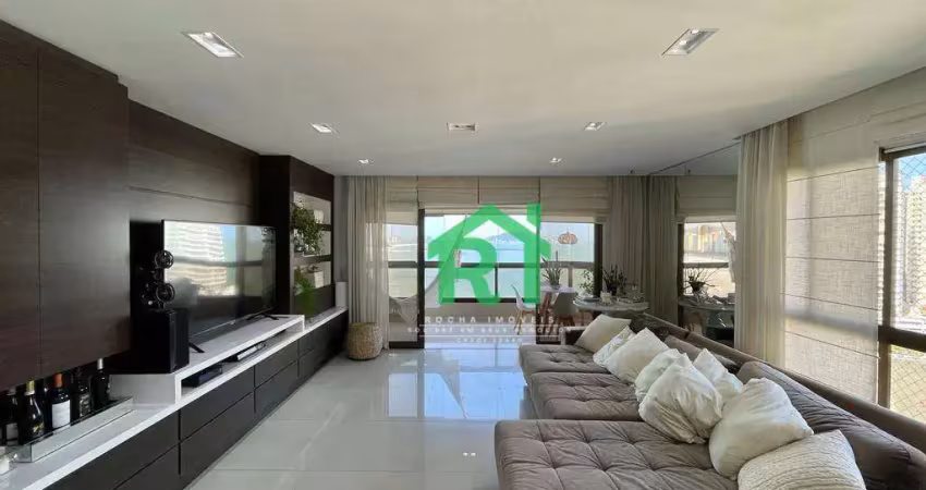 Apartamento com 3 dormitórios, 160 m² - venda por r$ 1.900.000,00 ou aluguel por r$ 13.000,00/mês - jardim astúrias - guarujá/sp