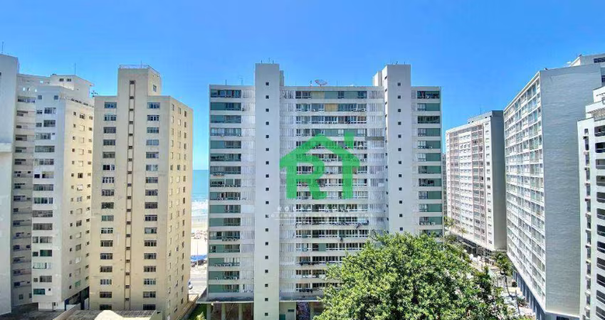 Apartamento Beira Mar, 2 dormitórios (1 Suíte) - Pitangueiras - Guarujá/SP