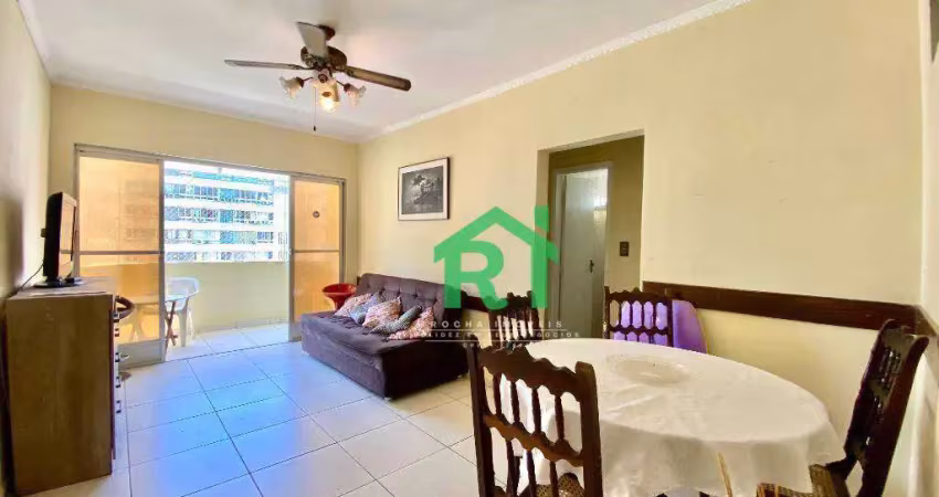 Apartamento com 2 dormitórios à venda, 75 m² por r$ 600.000,00 - pitangueiras - guarujá/sp