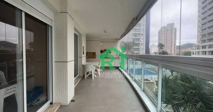 Apartamento com 2 dormitórios à venda, 95 m² por r$ 980.000,00 - jardim astúrias - guarujá/sp