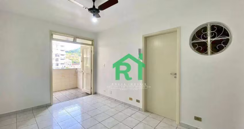 Apartamento beira mar, 2 dormitórios (1 suíte)- praia de pitangueiras - guarujá/sp