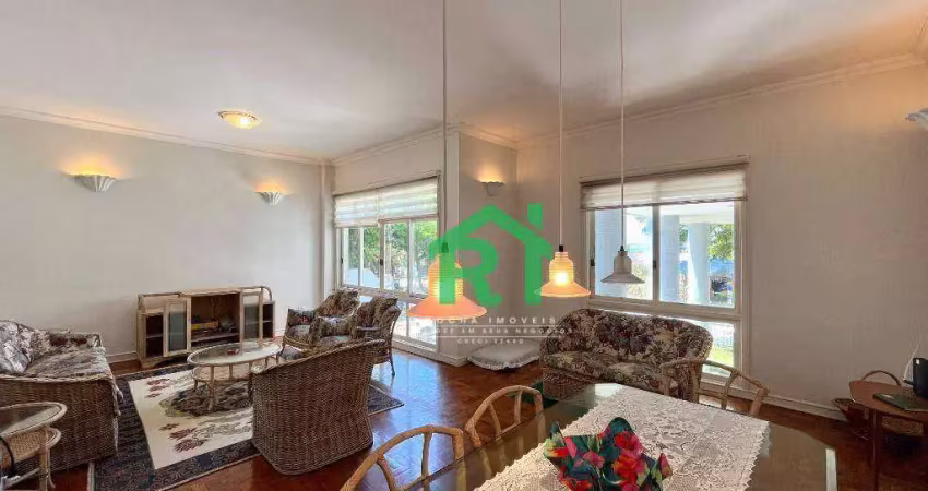 Apartamento beira mar, 3 dormitórios, 1 vaga, pitangueiras, guarujá/sp