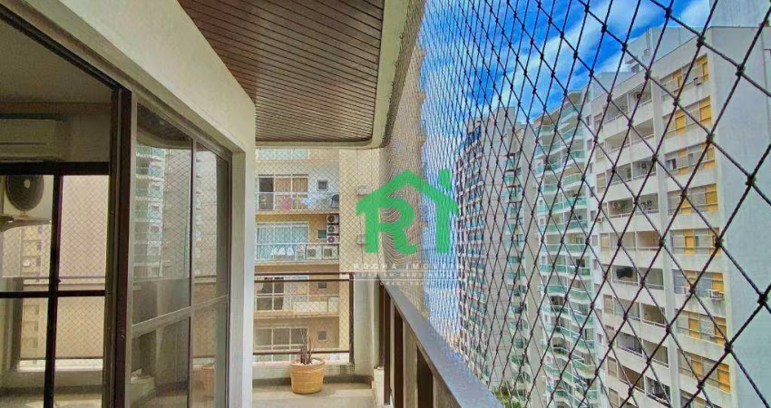 Apartamento Vista ao Mar, 3 dormitórios (1 Suíte) - Praia das Pitangueiras - Guarujá