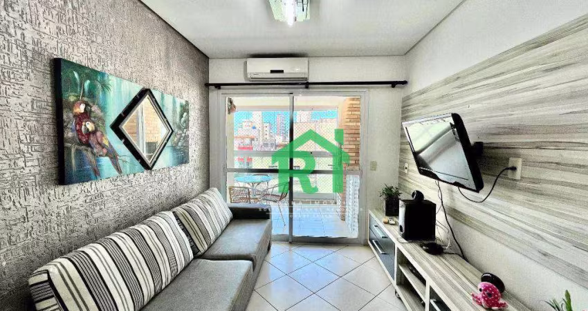 Apartamento com 3 dormitórios à venda, 90 m² por R$ 650.000 - Enseada - Guarujá/SP