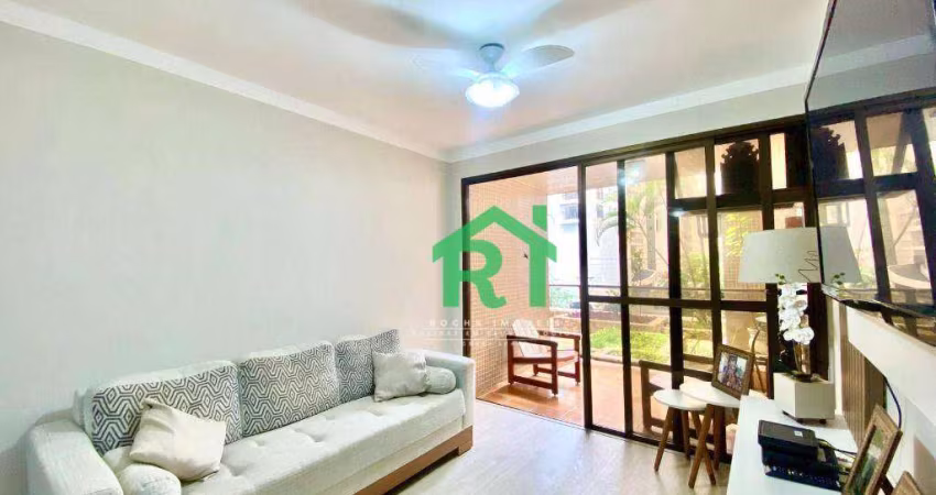 Apartamento Beira Mar, 2 dormitórios, 2 vagas - Pitangueiras - Guarujá/SP