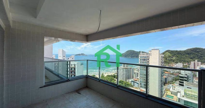 Apartamento a venda com vista privilegiada, 2 quartos 1 suite - Jardim Astúrias - Guarujá/SP