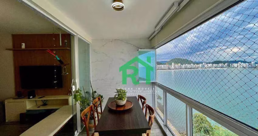 Apartamento reformado, 3 dormitórios (1 suíte), 1 vaga, lazer- jardim astúrias - guarujá/sp