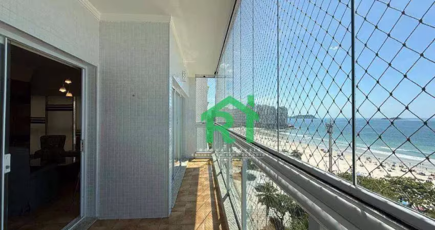 Apartamento com 3 dormitórios à venda, 148 m² por r$ 950.000,00 - pitangueiras - guarujá/sp
