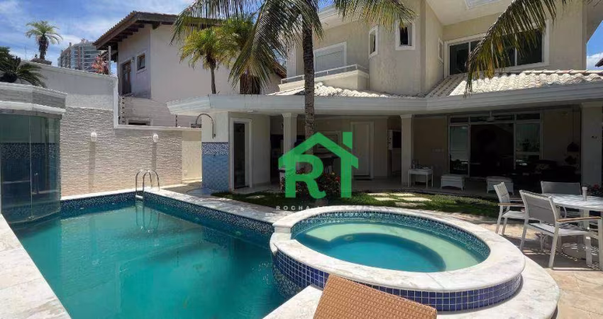 Casa Beira-Mar, Reformada, 5 Dormitórios (5 Suítes), 4 Vagas, Lazer, Enseada, Guarujá/SP