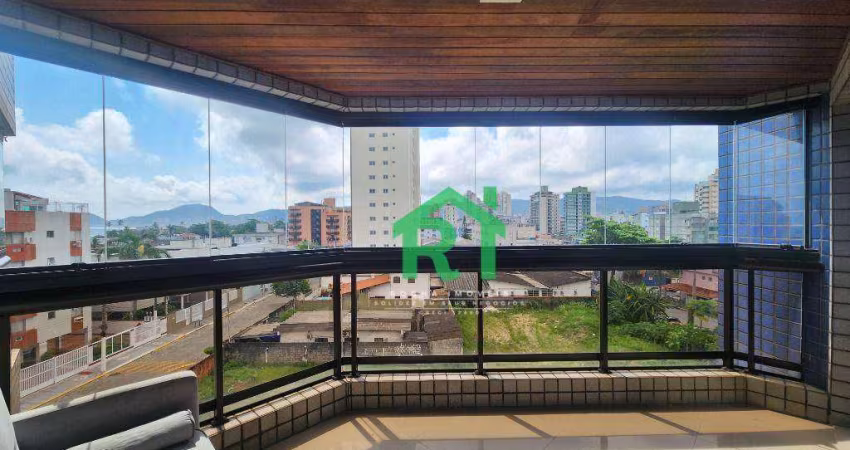 Apartamento com 3 dormitórios à venda, 110 m² por R$ 650.000 - Enseada - Guarujá/SP