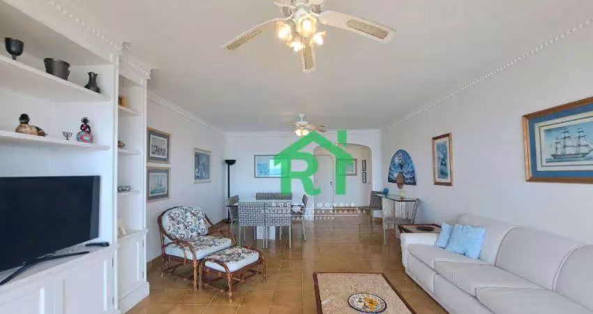 Apartamento com vista pro mar, 4 dormitórios, 2 vagas, lazer, 172 m², venda por r$ 1.200.000 - pitangueiras - guarujá/sp