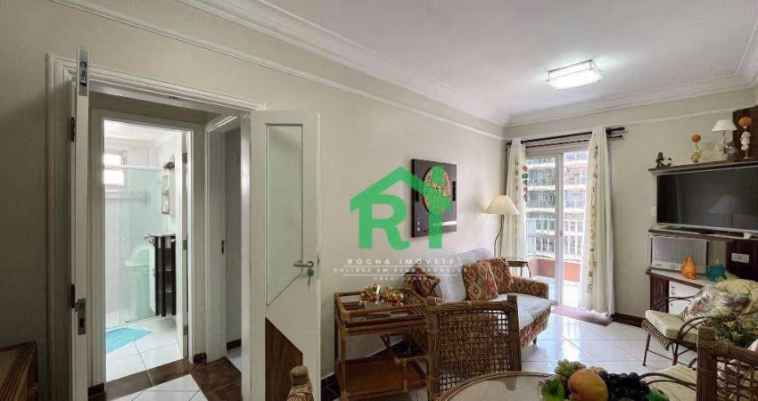 Apartamento Reformado, 1 Dormitório, 1 Vaga, Pitangueiras, Guarujá/SP