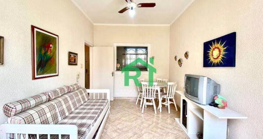 Apartamento Vista ao Mar, 1 dormitório, 1 Vaga de Garagem à venda, - Pitangueiras - Guarujá/SP