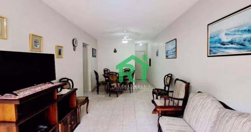 Apartamento com 3 dormitórios à venda, 85 m² por r$ 340.000,00 - enseada - guarujá/sp