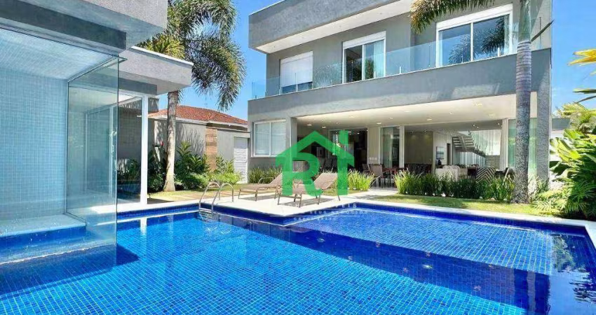 Casa moderna com 5 suítes à venda, 450 m² por R$ 5.400.000 - Acapulco - Guarujá/SP