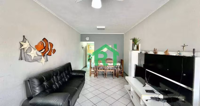 Apartamento com 3 dormitórios à venda, 85 m² por r$ 330.000,00 - enseada - guarujá/sp
