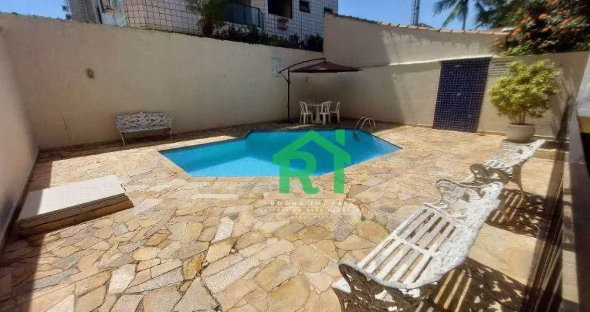 Apartamento com 2 dormitórios à venda, 64 m² por r$ 340.000,00 - enseada - guarujá/sp