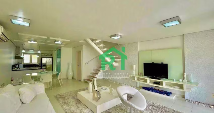 Apartamento duplex à venda, 90 m² por r$ 2.100.000,00 - marina guarujá - guarujá/sp