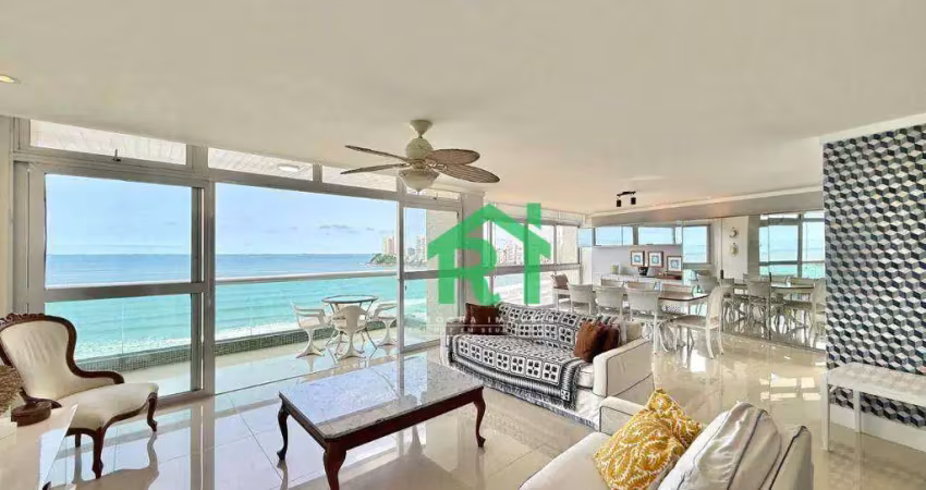 Apartamento com 4 dormitórios à venda, 200 m² por r$ 2.000.000 - pitangueiras - guarujá/sp