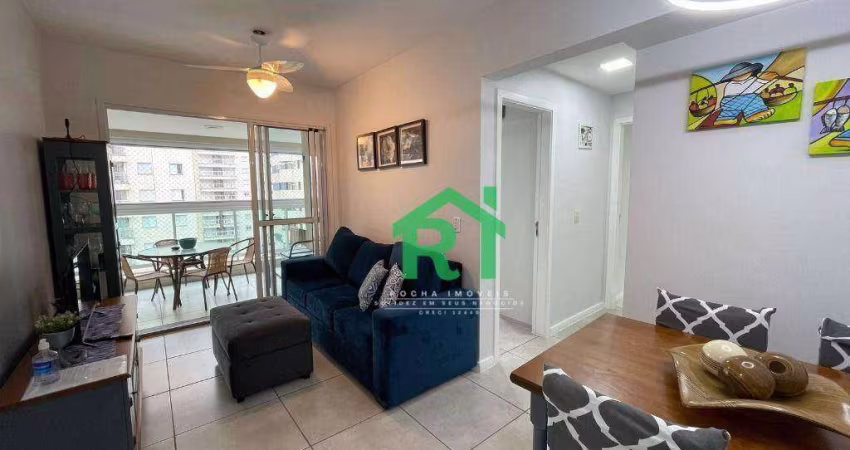 Apartamento com 2 dormitórios, 80 m² - venda por R$ 850.000 ou aluguel por R$ 6.360/mês - Pitangueiras - Guarujá/SP