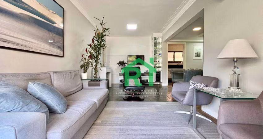 Apartamento à beira mar com 3 dormitórios (2 suítes), 2 vagas, lazer, Jardim Astúrias, Guarujá/SP
