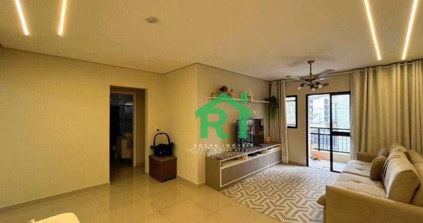 Apartamento Reformado, 2 Dormitórios (1 Suíte), 1 Vaga, Tombo, Guarujá/SP