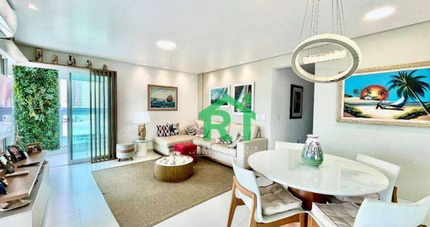 Apartamento com 3 dormitórios, 154 m² - venda por R$ 1.700.000 ou aluguel por R$ 11.000/mês - Enseada - Guarujá/SP