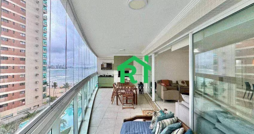 Apartamento à venda na Praia das Astúrias, 3 Quartos, 2 Vagas, Vista para o mar, Guarujá SP