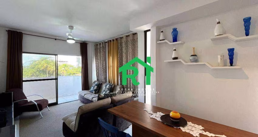 Apartamento com 2 Dormitórios (2 Suítes), 1 Vaga, Tombo, Guarujá/SP