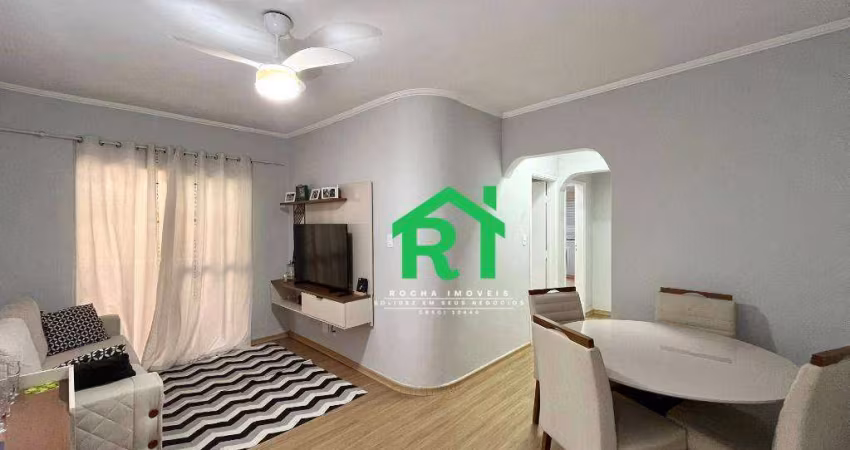 Apartamento Reformado, 2 Dormitórios (1 Suíte), 1 Vaga, Jardim Asturias, Guarujá/SP