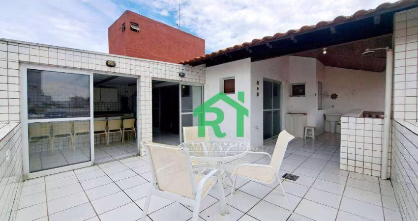 Cobertura com 5 dormitórios à venda, 120 m² por R$ 600.000,00 - Enseada - Guarujá/SP