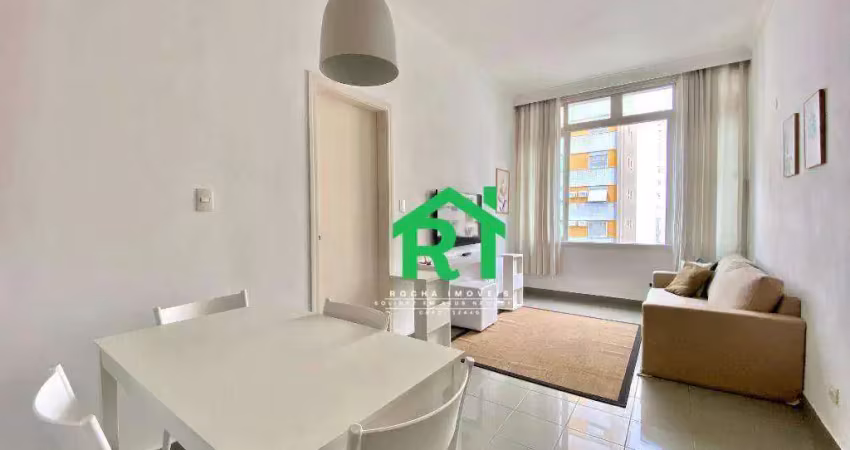 Apartamento com 1 dormitório à venda, 60 m² por r$ 310.000,00 - pitangueiras - guarujá/sp