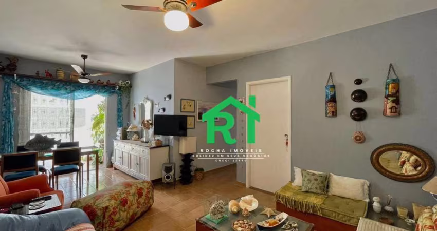 Apartamento com 2 Dormitórios (1 Suíte), Beira Mar, Reformado, Sacada, Enseada, Guarujá/SP