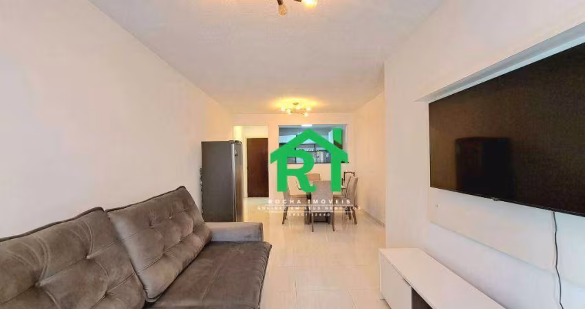 Apartamento com 3 dormitórios, 100 m² - venda por R$ 650.000 ou aluguel por R$ 5.500/mês - Pitangueiras - Guarujá/SP