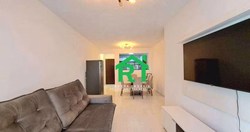 Apartamento com 3 dormitórios, 100 m² - venda por R$ 650.000 ou aluguel por R$ 5.500/mês - Pitangueiras - Guarujá/SP