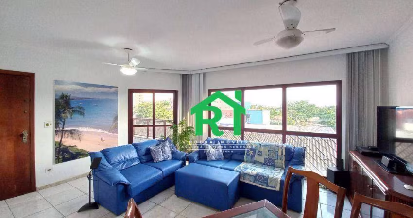 Apartamento à beira mar com 3 Dormitórios, 1 Suítes, sacada, 1 vaga - Enseada - Guarujá/SP