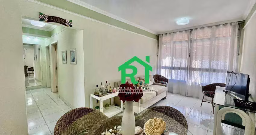 Apartamento com 2 dormitórios à venda, 75 m² por r$ 450.000,00 - pitangueiras - guarujá/sp