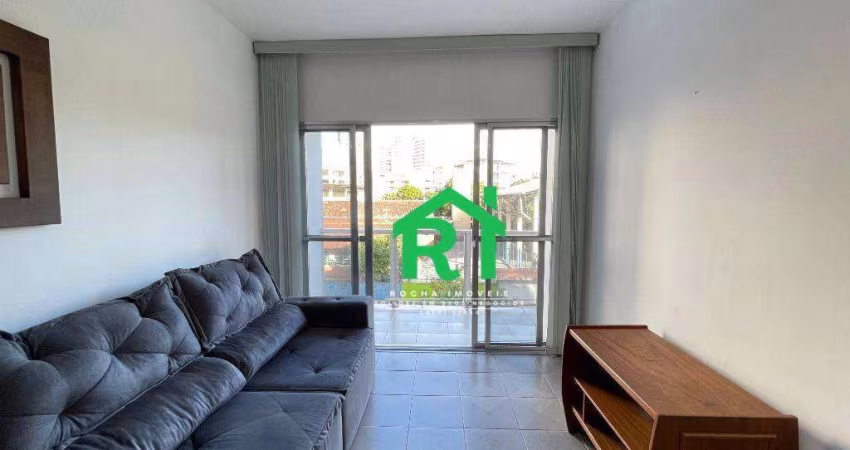 Apartamento com 2 dormitórios para alugar, 70 m² por R$ 3.000,00/mês - Jardim Astúrias - Guarujá/SP