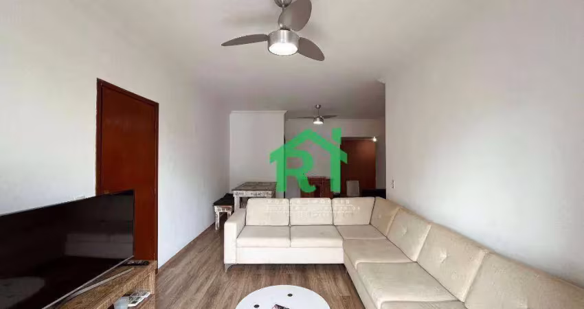 Apartamento com 2 dormitórios, 1 vaga, lazer, tombo, guarujá/sp
