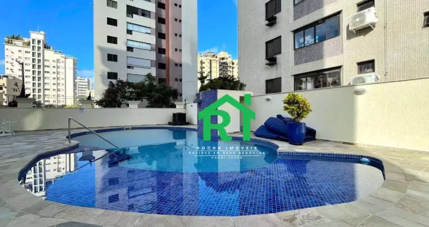 Apartamento com 3 dormitórios (3 suítes), piscina, beira mar, quadra, enseada, guarujá/sp