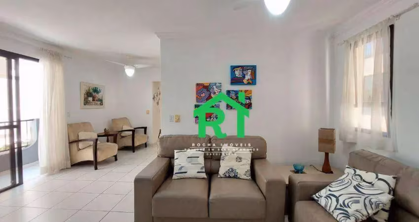 Apartamento à venda com 3 dormitórios (1 suíte), 1 vaga, lazer,   guarujá/sp