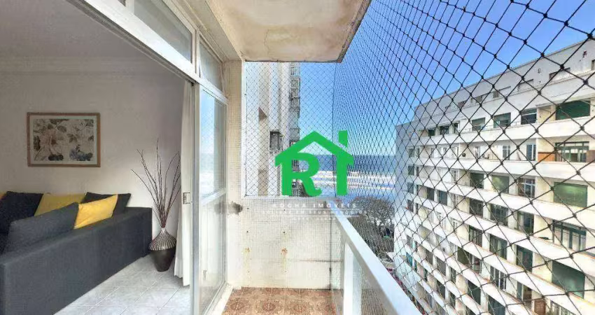 Apartamento à venda na Praia das Pitangueiras, 3 Quartos, 1 Vaga, Guaruja Sp.